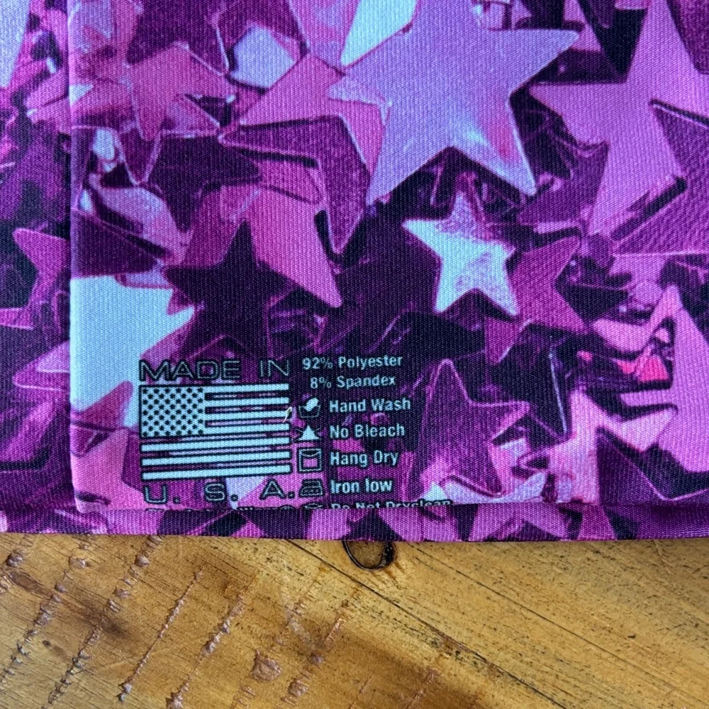 Kids Phunkshun Pink and Purple Star Patterned Neck Gaiter
